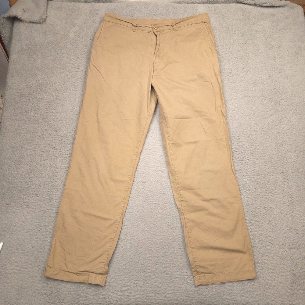Patagonia Lightweight All-Wear Hemp Pants Mens 35 Khaki Chino Casual Flaw